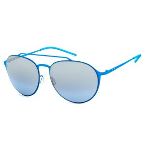 Okulary ITALIA INDEPENDENT 0221-027-000. Okulary przeciwsłoneczne, Kolor niebieski. Kobieta.