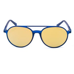 Okulary ITALIA INDEPENDENT 0038-022-000. Okulary przeciwsłoneczne, Kolor niebieski. Unisex.