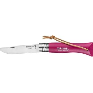 Opinel TRADIZIONE N°06 INOX BAROUDEUR "FRAMBOISE" (002201)