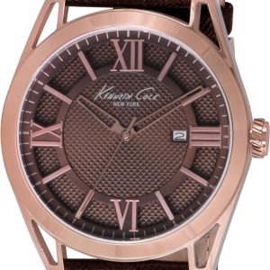 Zegarek KENNETH COLE IKC8073. Kwarcowy, Kolor brązowy. Mężczyzna.