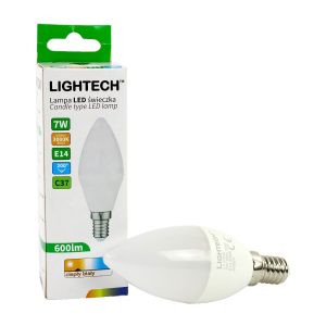 Żarówka LED ŚWIECZKA 7W 600lm E14 3000K