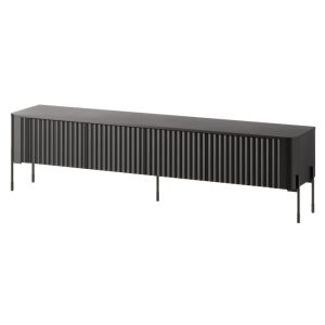 Szafka RTV czarna mat 190 cm Aria