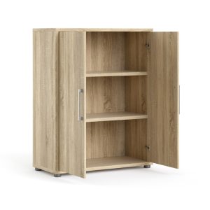 Szafka biurowa dwudrzwiowa dąb sonoma mat 89 cm Prima
