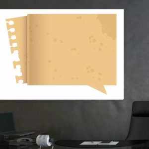 Tablica suchościeralna 144 papierowy dymek