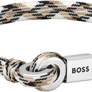 Biżuteria HUGO BOSS 1580471M. Bransoletka, Kolor czerwony. Mężczyzna.