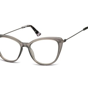 Oprawki korekcyjne okulary Kocie Oczy zerówki damskie CP121A szare