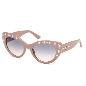 Okulary GUESS GU00163-5457W. Okulary przeciwsłoneczne, Kolor beżowy. Kobieta.