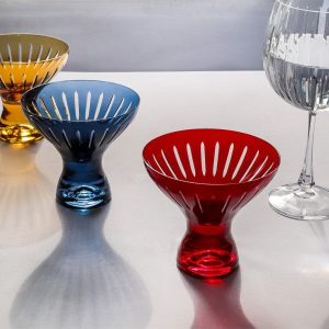Crystal Julia Pucharek do deserów 330 ml czerwony