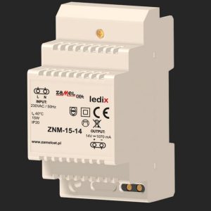 Zasilacz modułowy 14 V DC / 15W - ZNM-15-14