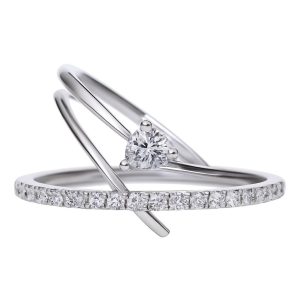 Biżuteria DIAMONFIRE 6118391082175. Pierścionek, Kolor szary. Kobieta.