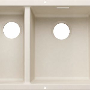 BLANCO SUBLINE 340/160-U Silgranit delikatny biały prawa, bez armatury