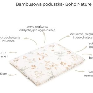 Bambusowa poduszka 25x35 - boho nature