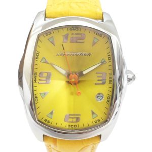 Zegarek CHRONOTECH CT7504L-05. Kwarcowy, Kolor żółty. Kobieta.