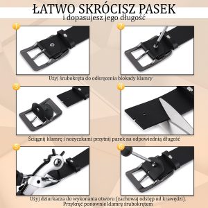 Skórzany pasek damski do spodni sukienki cielisty skóra nat 4 cm Beltimore D85 : Kolory - ecru, kremowy, Rozmiar pasków - r.110-125 cm