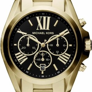 Damski Zegarek Michael Kors Bradshaw MK5739 – Złoto i Czarny Chronograf