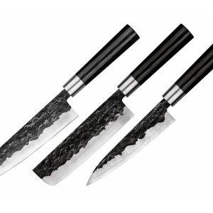 Samura BLACKSMITH SET 3 PZ (NAKIRI-SANTOKU-FILETTARE) SBL-0220