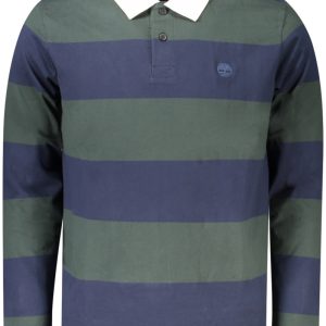 TIMBERLAND MĘSKA KOSZULKA POLO Z DŁUGIM RĘKAWEM, ZIELONA