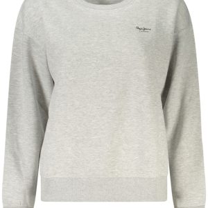 PEPE JEANS DAMSKA BLUZA Z ROZPINANYM KOLORZE SZARYM