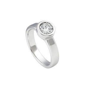 Biżuteria DIAMONFIRE 6112311082165. Pierścionek, Kolor szary. Kobieta.