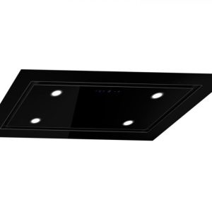 TOFLESZ Okap Luxor Glass 96cm 900m3/h czarny mat (turbina wewnętrzna) Użyj kodu 23TOF05 i płać mniej