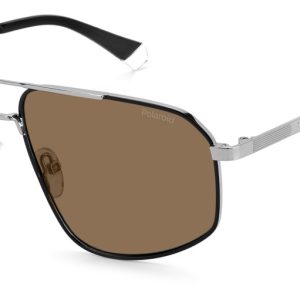 Okulary POLAROID PLD4118SX85KS. Okulary przeciwsłoneczne, Kolor czarny szary. Mężczyzna.