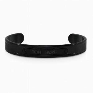 Biżuteria TOM HOPE TMBLACK. Bransoletka, Kolor czarny. Unisex.