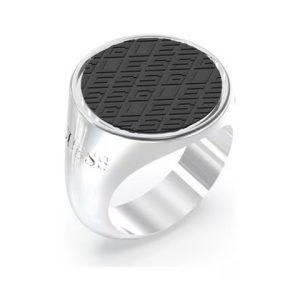 Biżuteria GUESS JUMR03222JWST. Pierścionek, Kolor szary. Mężczyzna.