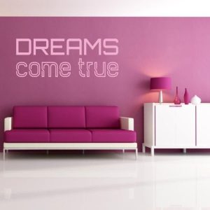 Dreams come true 1736 naklejka samoprzylepna