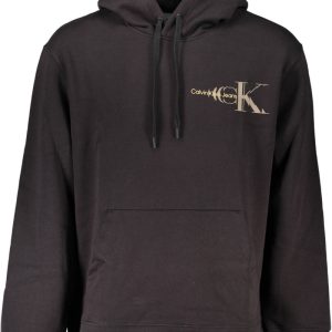 BLUZA CALVIN KLEIN BEZ ZAMKA CZARNA MĘSKA