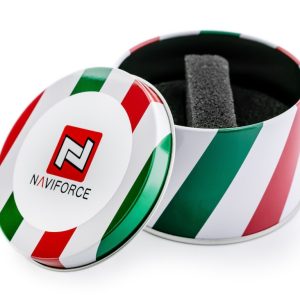 Prezentowe pudełko na zegarek - PUSZKA NAVIFORCE - tricolor
