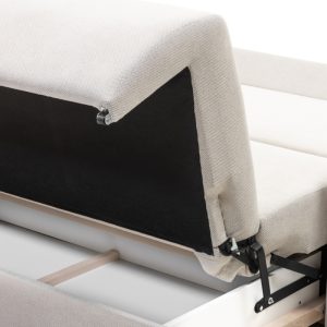 Sofa z funkcją spania i pojemnikiem Diosa Maxi, jasnobeżowa