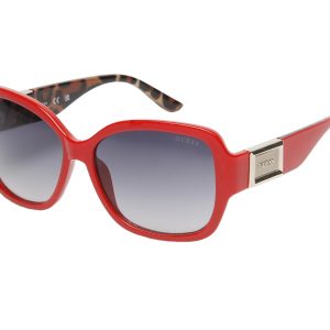 Okulary GUESS GO00043-5866B. Okulary przeciwsłoneczne, Kolor czerwony. Kobieta.