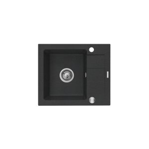 Pyramis Zlew. SPARTA MINI (56x44) 1B 1D czarny + Bateria LUNGO