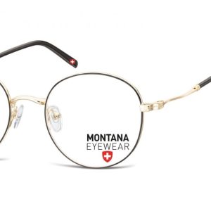 Lenonki okulary Oprawki optyczne MM598D czarno-złote