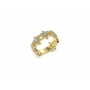 Biżuteria GUESS JUBR04148JWYG. Pierścionek, Kolor złoty. Kobieta.