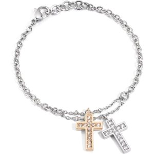 Biżuteria MORELLATO SADR05. WRIST, Kolor Cruz Plata y Bronze. Kobieta.