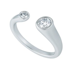 Biżuteria DIAMONFIRE 6117711582165. Pierścionek, Kolor szary. Kobieta.