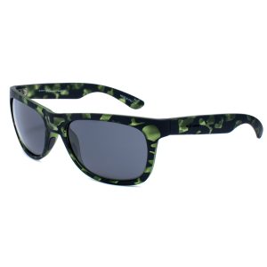 Okulary ITALIA INDEPENDENT 0915-140-000. Okulary przeciwsłoneczne, Kolor czarny zielony. Unisex.