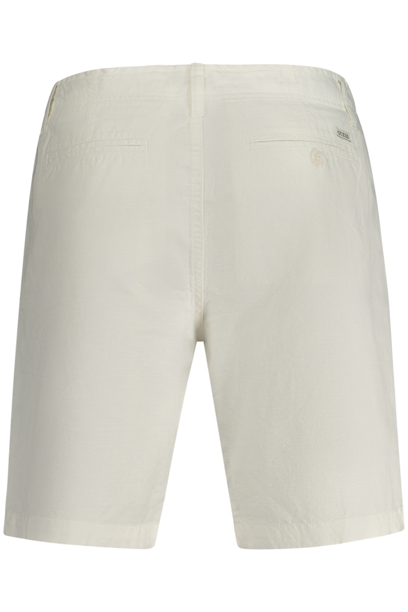 GUESS JEANS MĘSKIE SPODNIE spodenki BIAŁE