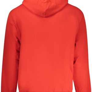 CALVIN KLEIN MĘSKA CZERWONA BLUZA Z ROZPINKĄ