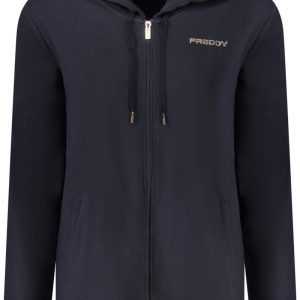 FREDDY DAMSKA NIEBIESKA BLUZA Z ROZPIĘCIEM