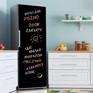 Tablica kredowa na lodówkę