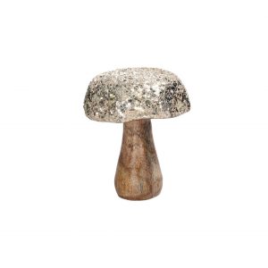 RITUALI DOMESTICI STUDIO54 Zestaw 4 figurek dekoracyjnych grzyb 10 x 12 cm