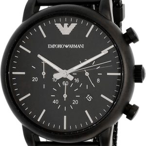 Zegarek ARMANI AR1968. Kwarcowy, Kolor czarny. Mężczyzna.