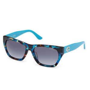 Okulary GUESS GU00203H5687P. Okulary przeciwsłoneczne, Kolor niebieski. Kobieta.