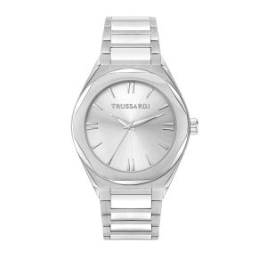 Zegarek TRUSSARDI R2453156006. Kwarcowy, Kolor biały. Mężczyzna.