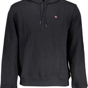 CZARNA BLUZA MĘSKA Z ZAMKIEM NAPAPIJRI