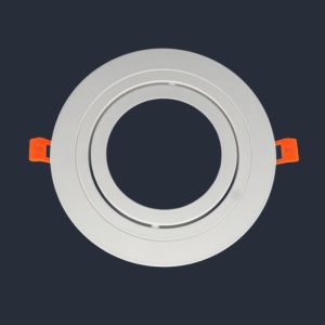Oprawa aluminiowa AR111 okrągła ruchoma, biały mat