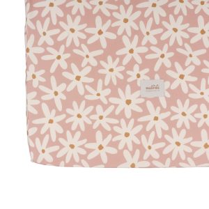MALOMI prześcieradło bawełniane Blush Daisies