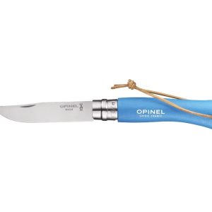 Opinel TRADIZIONE N°07 INOX BAROUDEUR "BLEU CYAN" (002206)